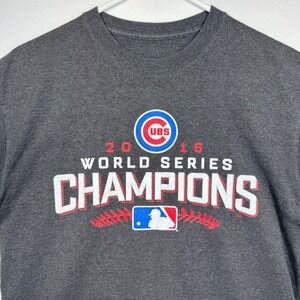 Chicago Cubs World Series Champions T-Shirt MLB Baseball Graphic Tee‎ Sz Medium